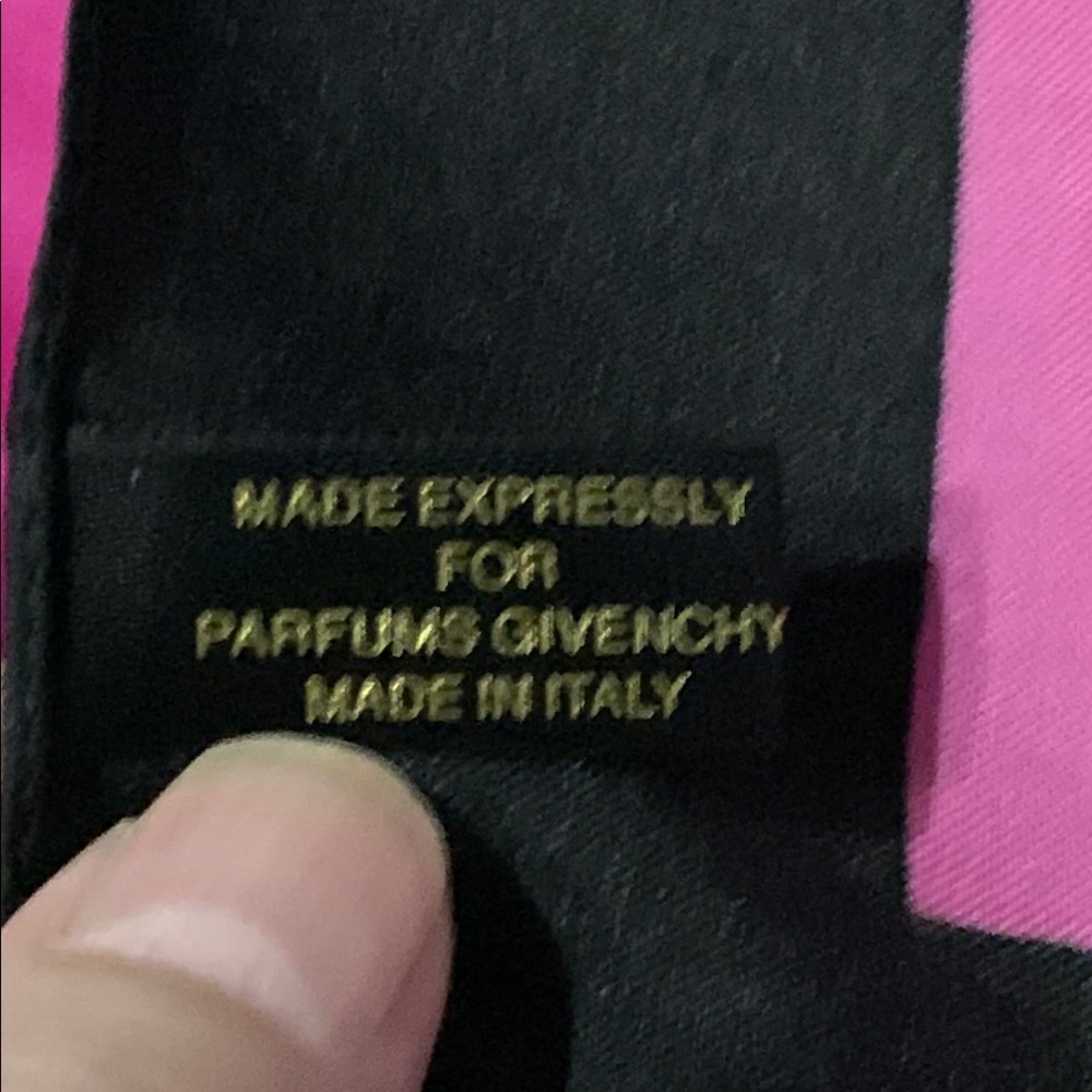 Givenchy Colorful Silk Scarf with Logo - Picture 4 of 5